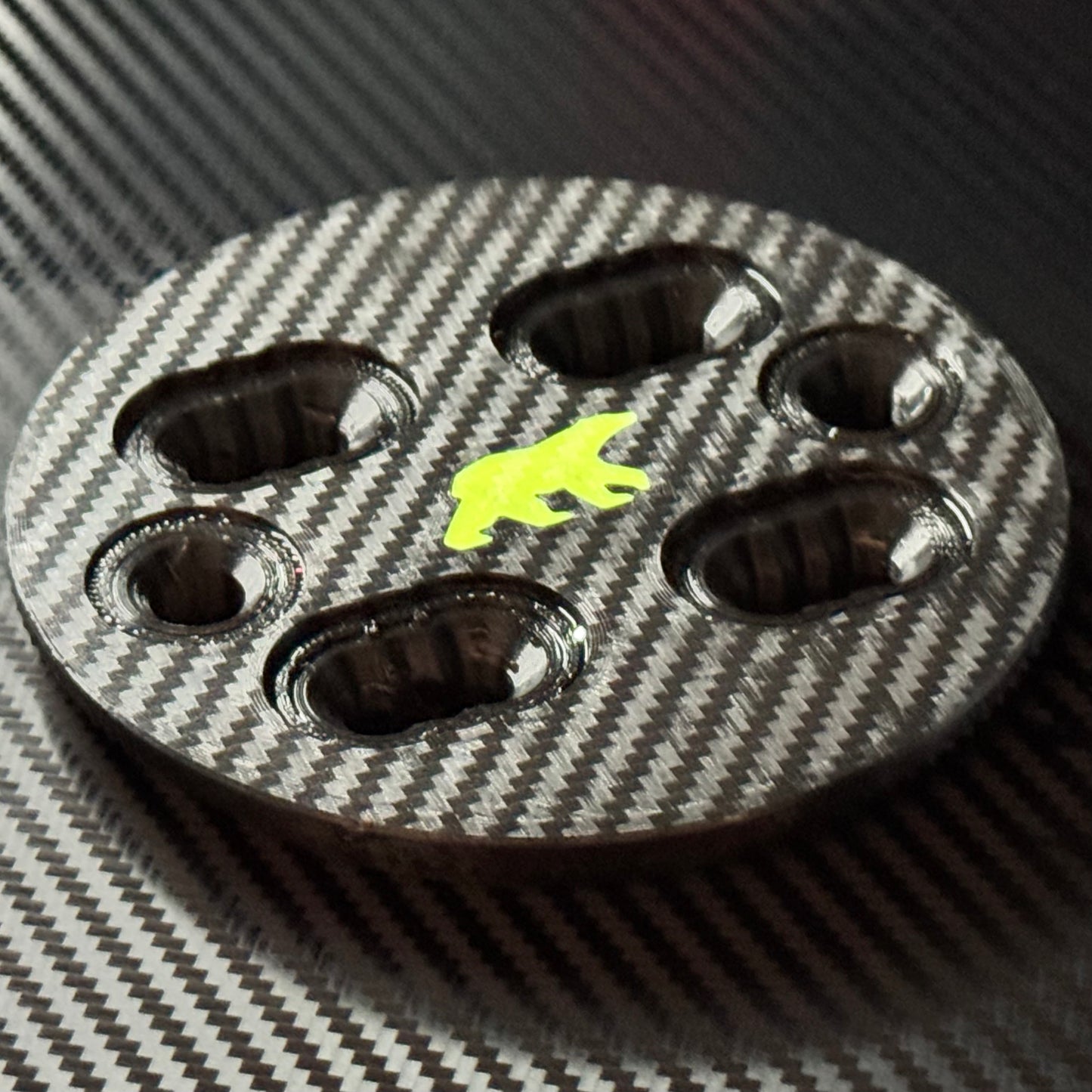 Bent Metal Snowboard AirTag Binding Disc - 4x4 Channel compatible disc