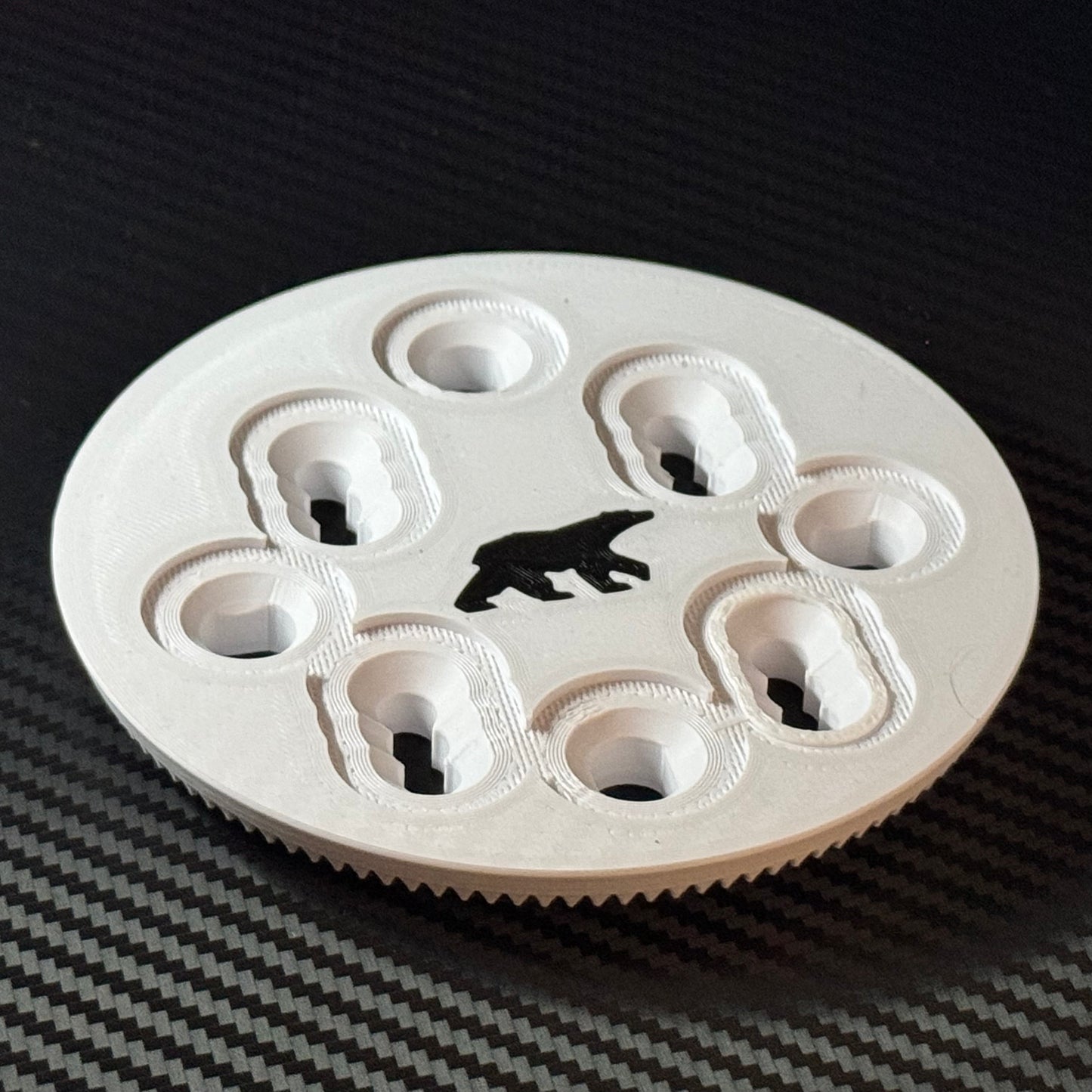 Flux Snowboard AirTag Binding Disc - 4x4 Channel compatible disc