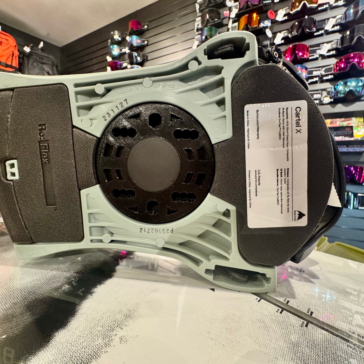 Burton Snowboard AirTag Binding Disc for (Reflex) (Step-on) 4x4 Channel compatible disc