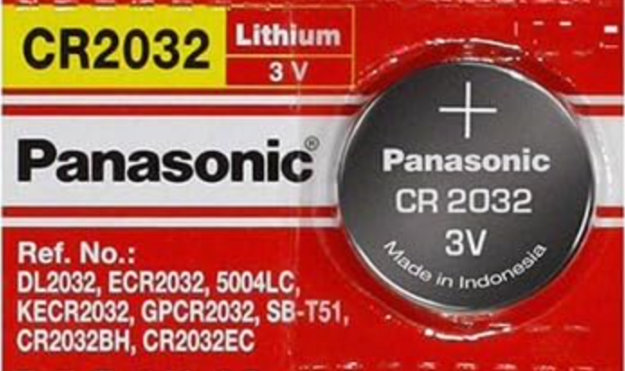 Panasonic CR2032 Cold Temp AirTag battery