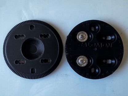 Salomon Snowboard AirTag Binding Disc - 4x4 Channel compatible disc